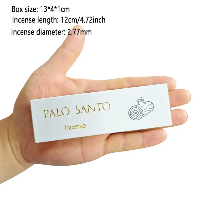 30 Sticks/box Natural Palo Santo Incense White Sage Cedar Coffee Incense Stick Home Aromatherapy Yoga Meditation Room Fragrance view 5