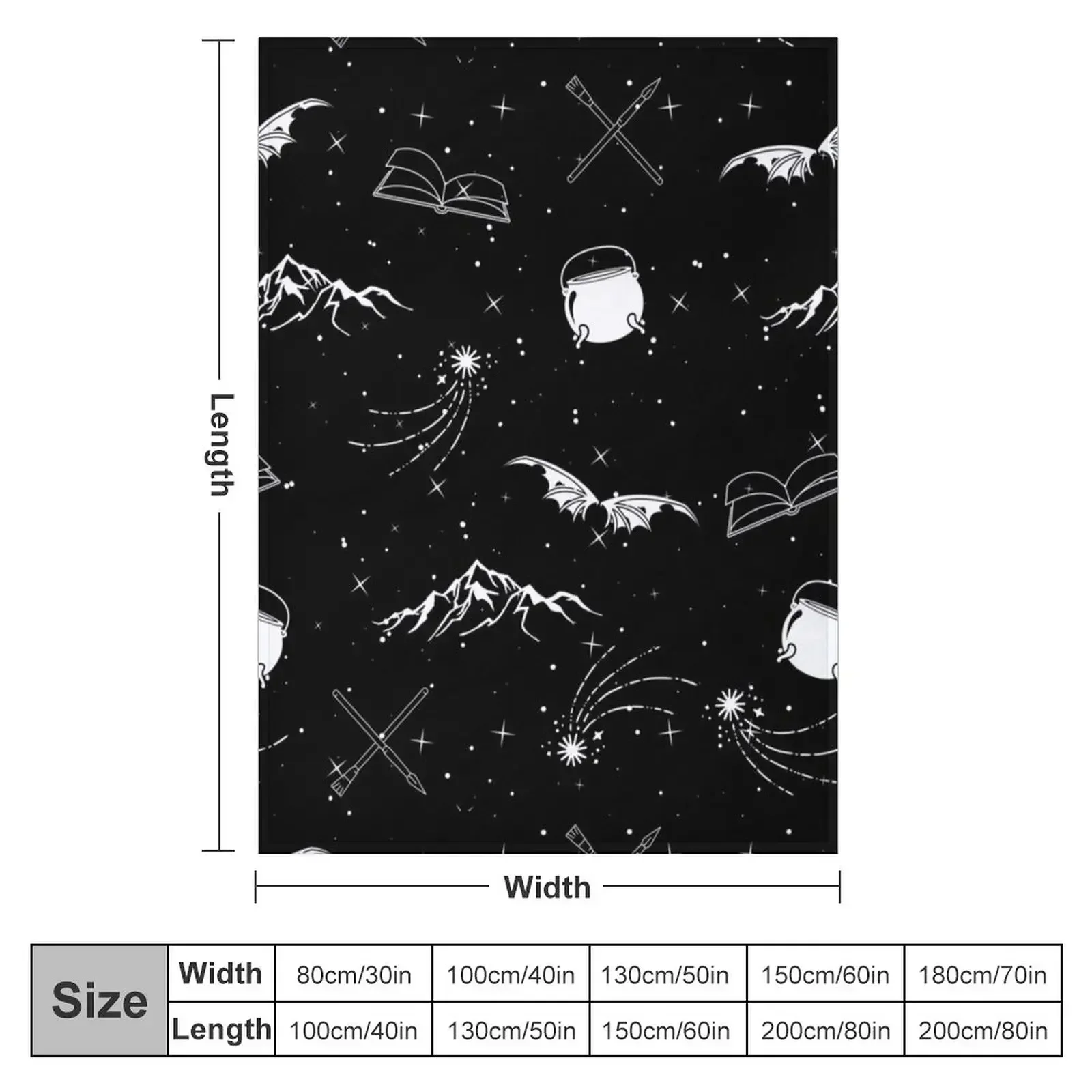 A Court of Thorns and Roses (ACOTAR) Pattern Throw Blanket manga Decorative Throw Softest Furrys valentine gift ideas Blankets