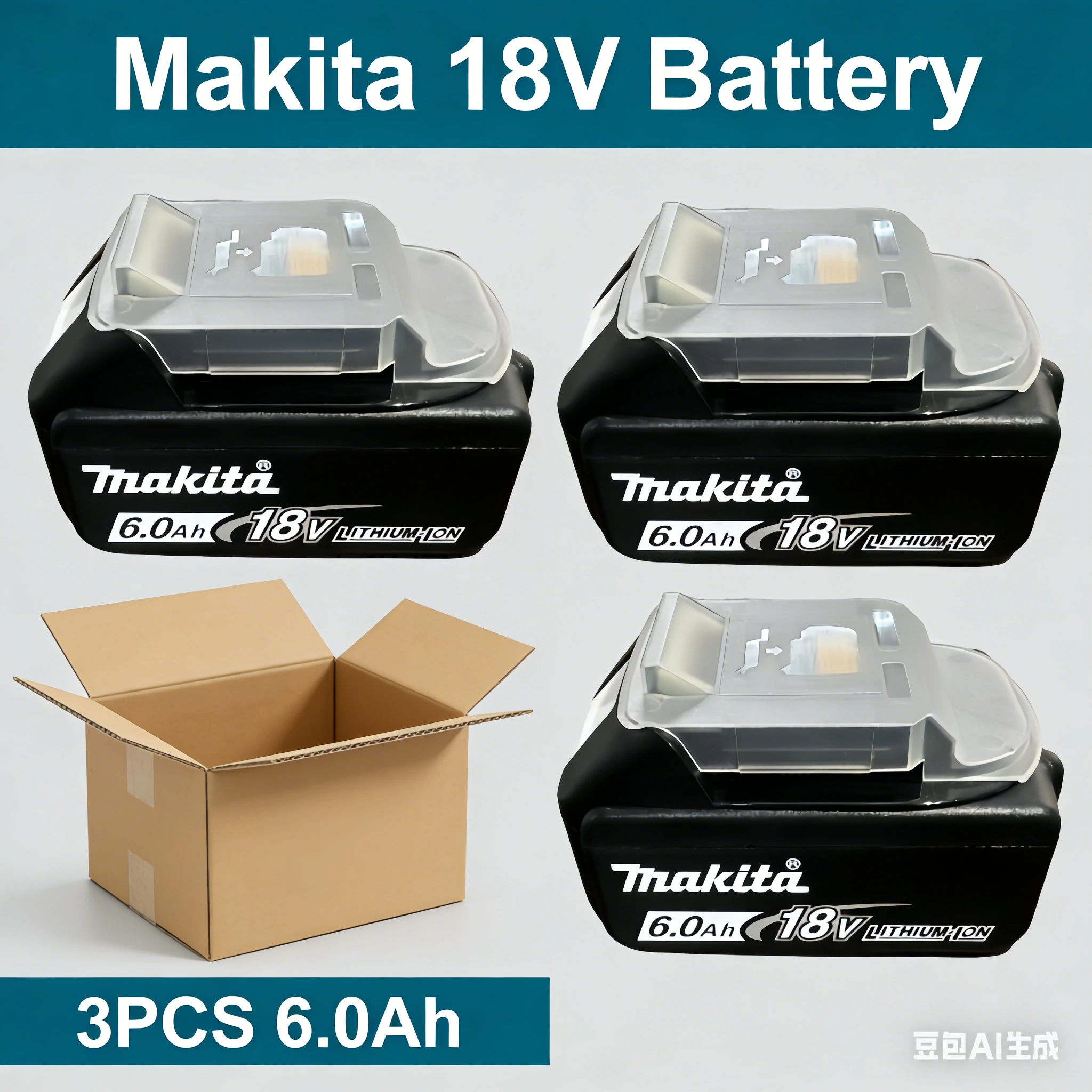 

Original makita 18v tool battery, Makita 18V lithium battery for makita 18v battery BL1830 BL1840 BL1850B BL1815 BL1860
