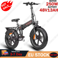 ENGWE EP-2PRO Electric Bike 250W Motor 48V13AH Lithium Battery City Trip E-bike 20*4-In Fat Tire Mountain Fold Electric Bicycle