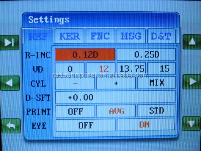 Equipamento oftálmico KR9000 Auto Ref/keratômetro