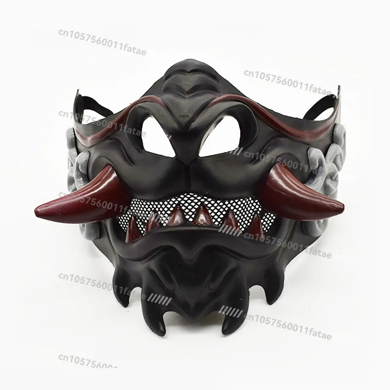 

Halloween Chibanuo Wolf Tooth Demon Darth Vader Mask, Japanese and Korean Series Costumes Dress Up Mask