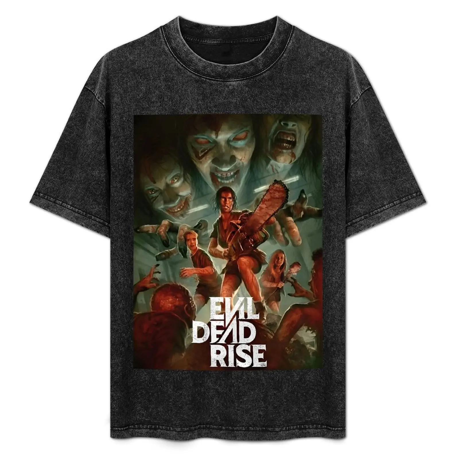 

Evil Dead Rise Horror 2023 T-Shirt Light Athletic Short Sleeve Tee Shirt