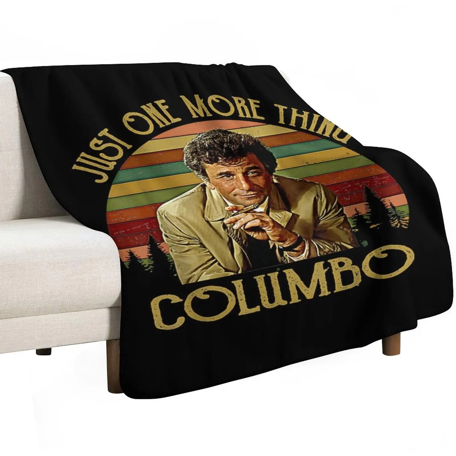 Just One More Thing Columbo Throw Blanket Blankets For Bed christmas gifts Large Custom Cute For Sofa Thin Blankets