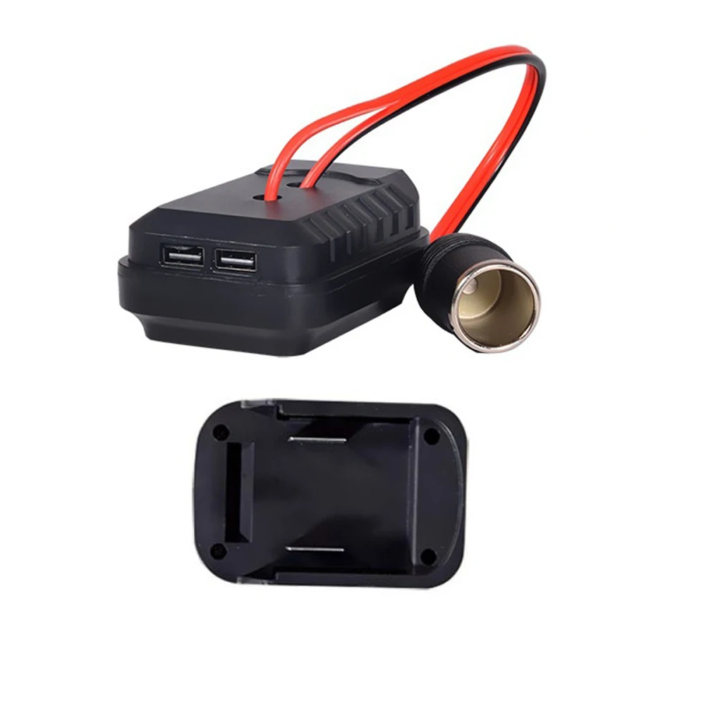 Portable Battery Adapter with Dual USB Ports for Charging For BL1830 BL1840 BL1815 and For A32106 Battery Models