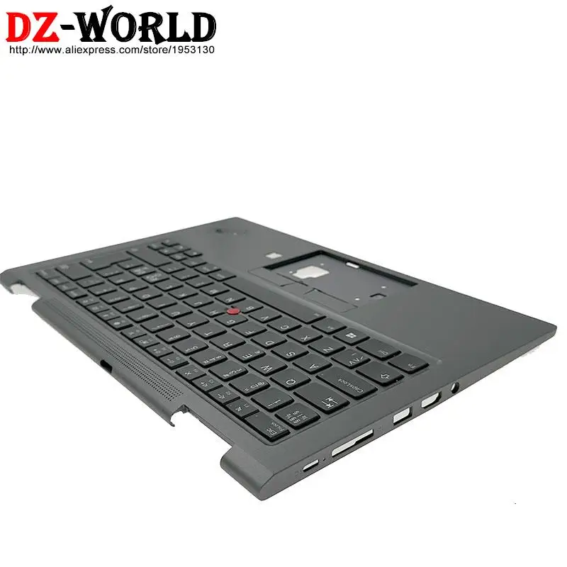 Imagem -04 - Einglish Sws Swiss Ndc Nordic Keyboard com Shell Palmrest Upper Case para Lenovo Thinkpad x1 Yoga 4th 5th Gen Laptop us