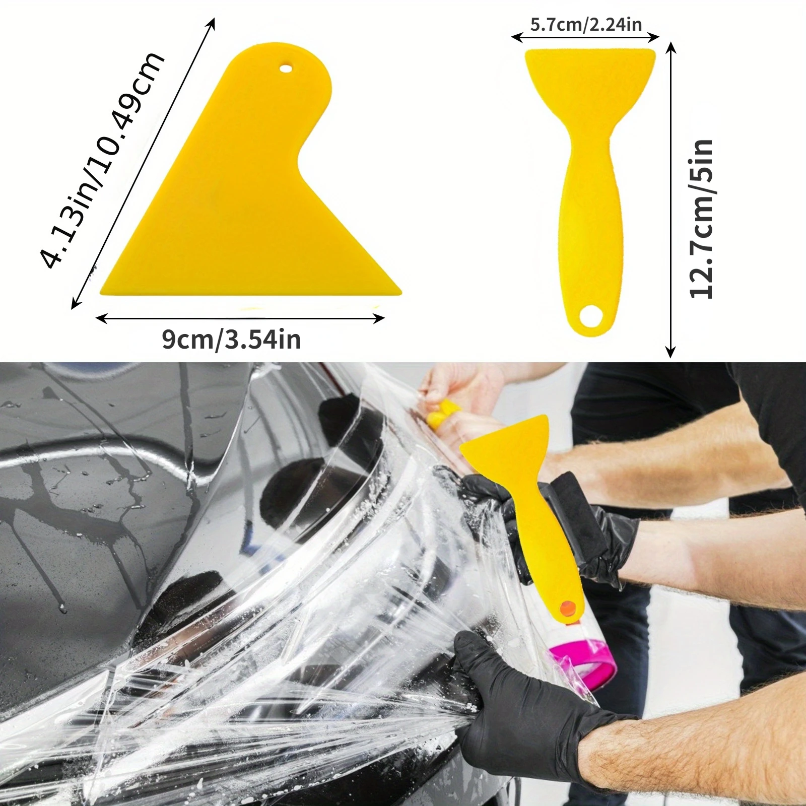 Window Tint Kit,Felt Edge Squeegee Tool For Car Vinyl Wrap, Window Tint, Decal Sticker Installation Tool