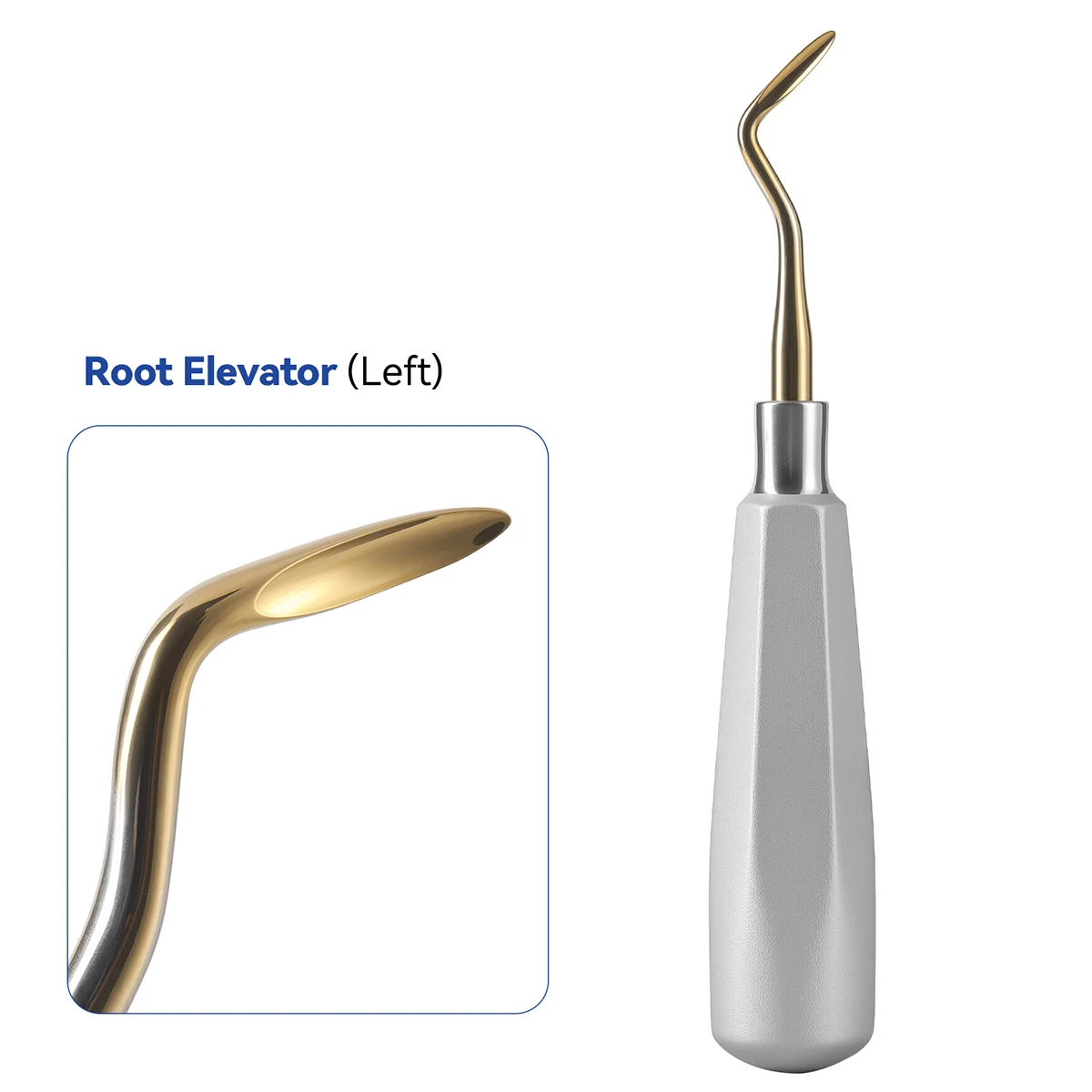 1Pc AZDENT Dental Aufzug Edelstahl Zahnarzt Chirurgische Instrument Zahn Extraktion Gerade Dreieckige Zähne Aufzug – Detail 12