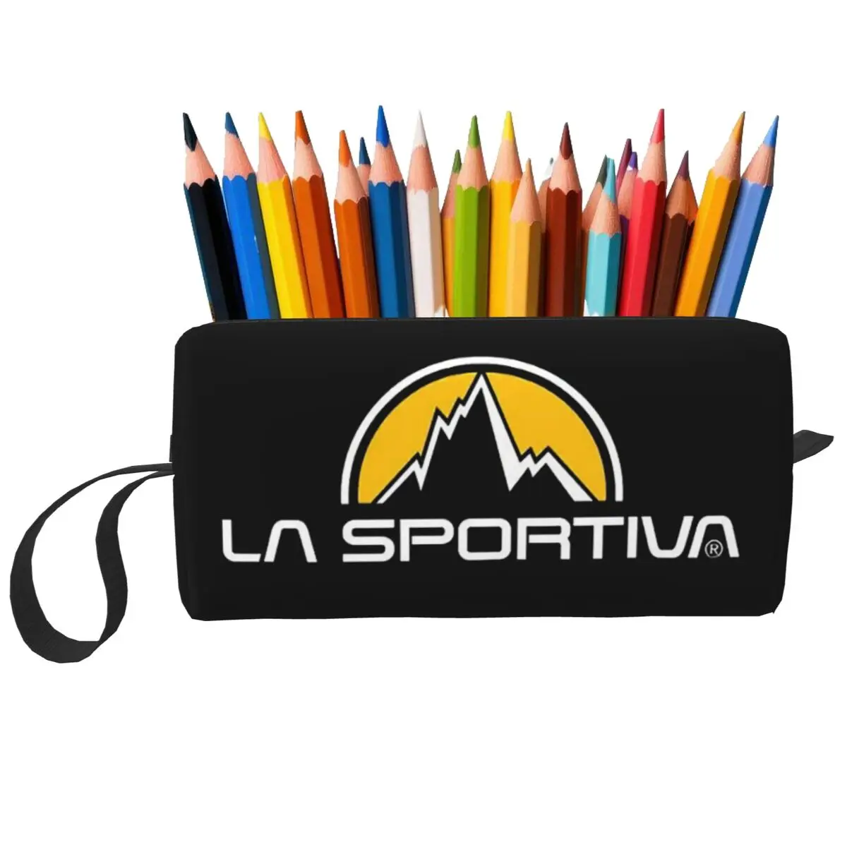 La Sportiva Merch estuche de lápices para niños, caja de bolígrafos escolares, bolsa de lápices, suministros de papelería, bolsa organizadora de cosméticos de viaje para mujeres