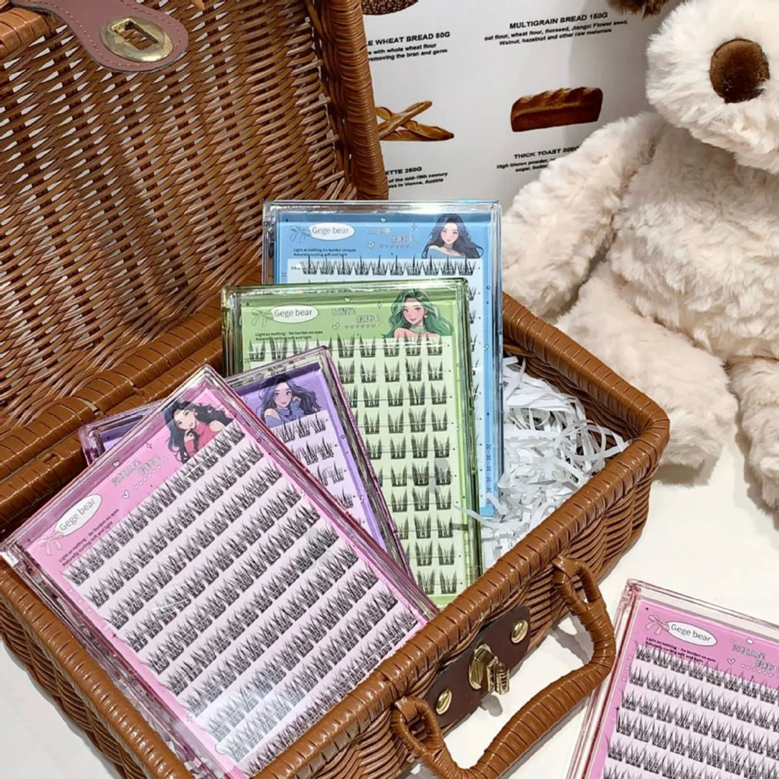 رموش صناعية فردية للنساء بدون غراء، تمنح جاذبية فورية تدوم طوال اليوم