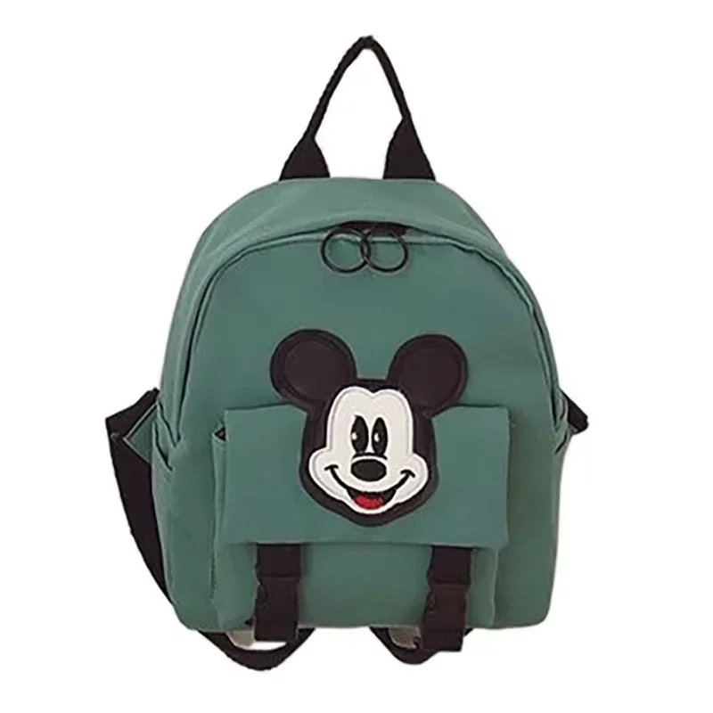 Mochila escolar MINISO de Mickey Mouse para niños pequeños, mochila escolar Kawaii para estudiantes de guardería y niños, marca de diseñador