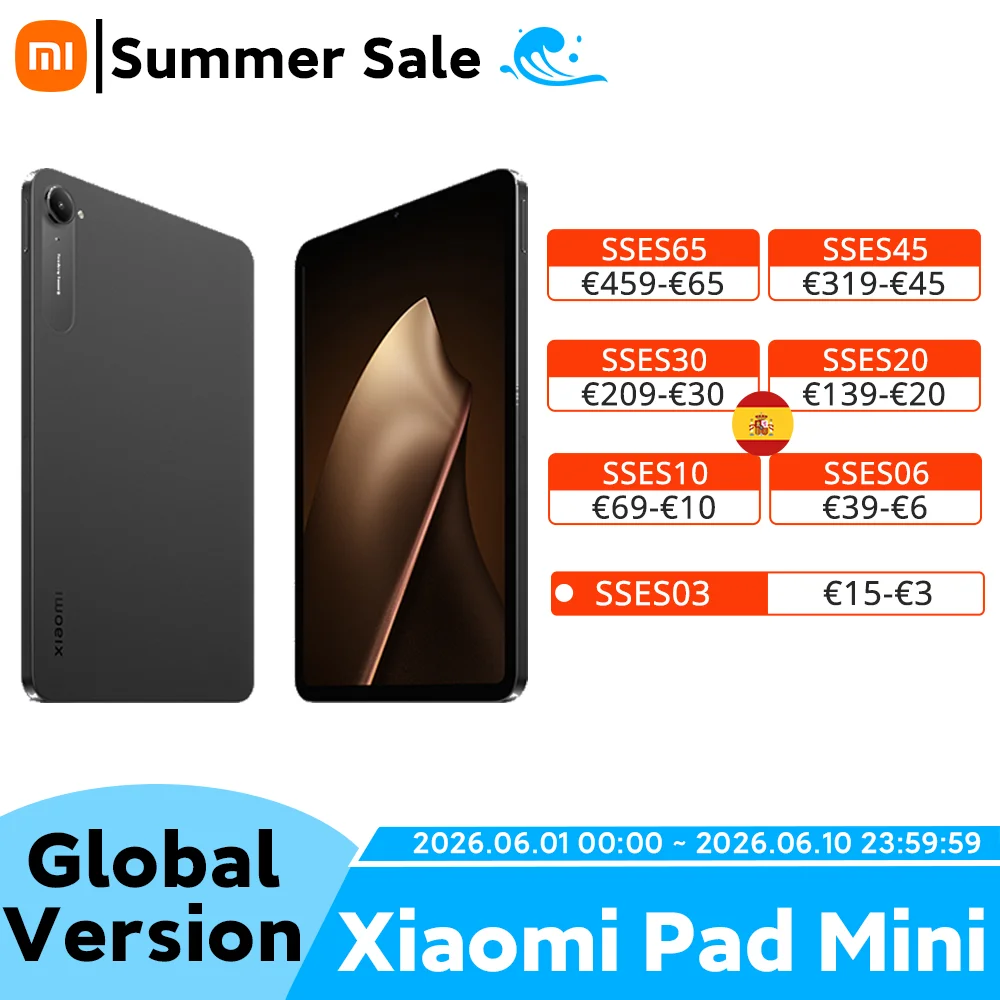 Versión Global Xiaomi Pad Mini tableta MediaTek Dimensity 9400+ procesador 8,8 …