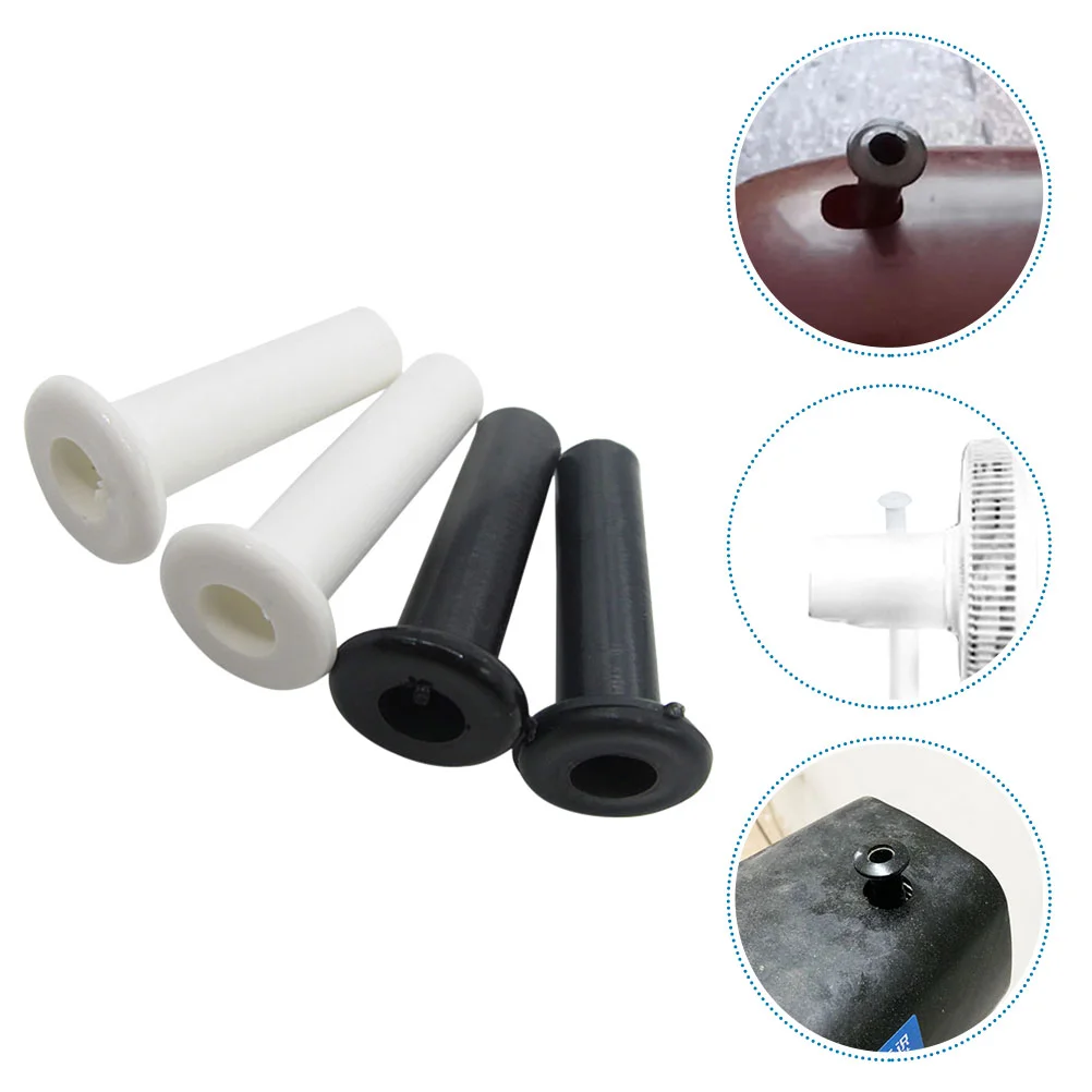 Electric Fan Accessory Pull-out Plastic Rocking Lever Accessories Switch 4pcs (black + White Two Each) Controller Replacement