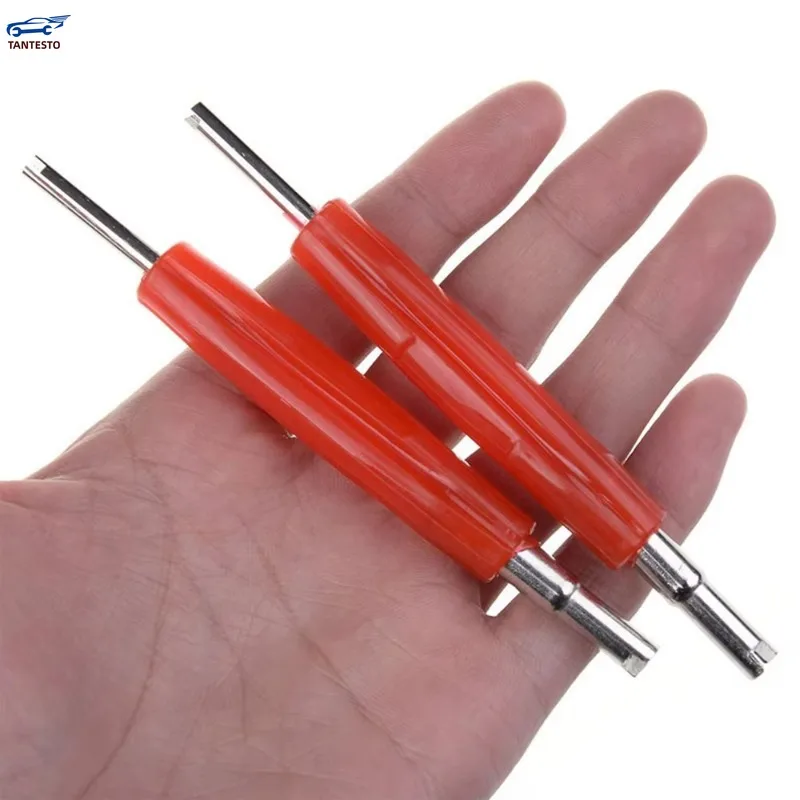 1pc Wrench Pneumatic Valve Core Extractor Screwdriver Valve Core Motorcycles Air Conditioning Bicycle Truck Repair Tool