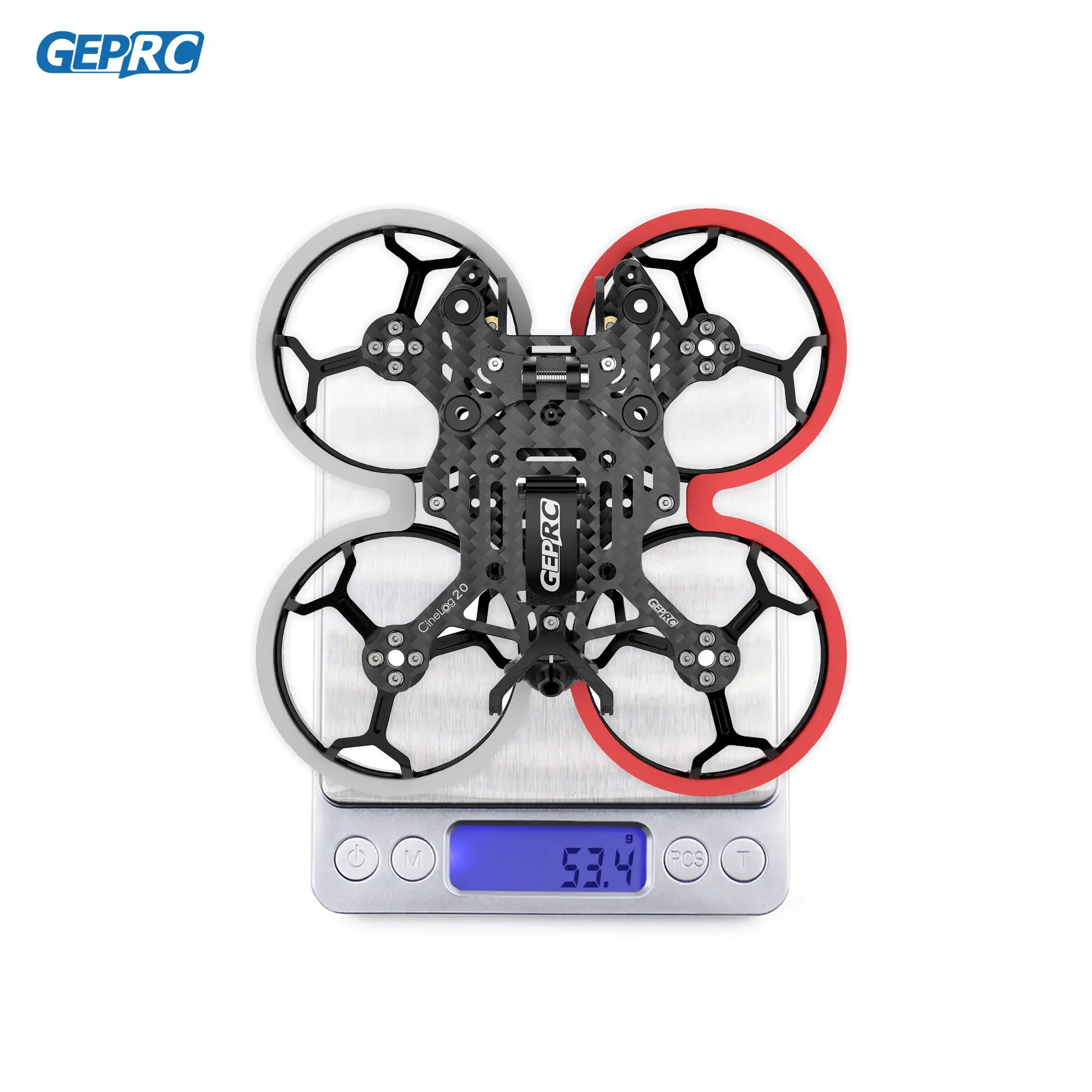 Geprc เฟรม GEP-CL20ส่วนใบพัดอุปกรณ์เสริมฐานคอปเตอร์สี่ใบพัด CineLog20ฟรีสไตล์ RC โดรนแข่ง O3 HD