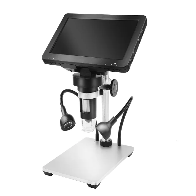 2021 portable HD desktop microscope 7inch LCD electronic digital microscope