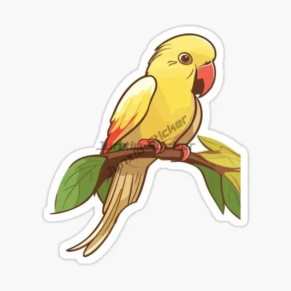 Parrot Vinyl Self-adhesive Car Stickers Laptop Luggage Suitcase Motor Car Bike Helmet Fridge Trucks Bicycles Refrigerators Decal