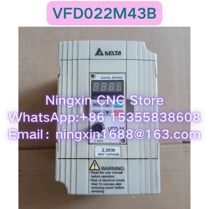 

Б/у инвертор VFD022M43B. Функциональный тест пройден. Быстрая доставка.