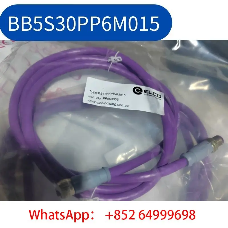 

Brand New Original BB5S30PP6M015 pre cast M12 male and female with shielded anti scald type 4-core 2m Fast Shipping