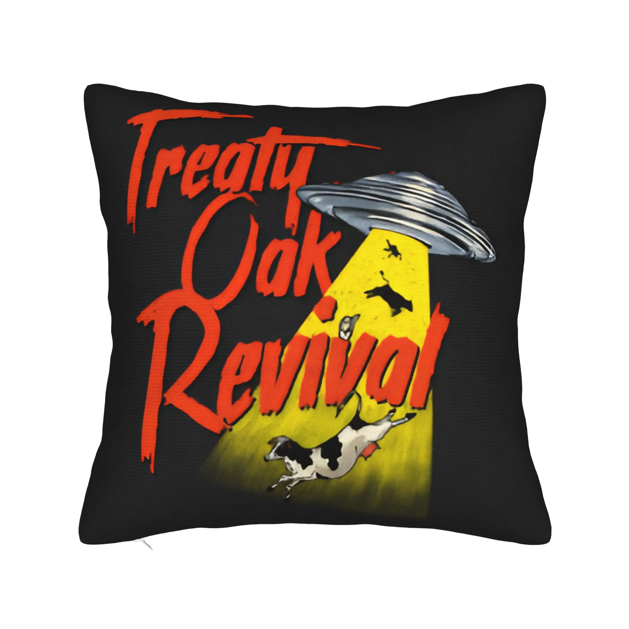 Country Music Band Treaty Oak Revival Pillow Case  Funny Pillow Cover Design Pillowcases For Living Room Bed Chair