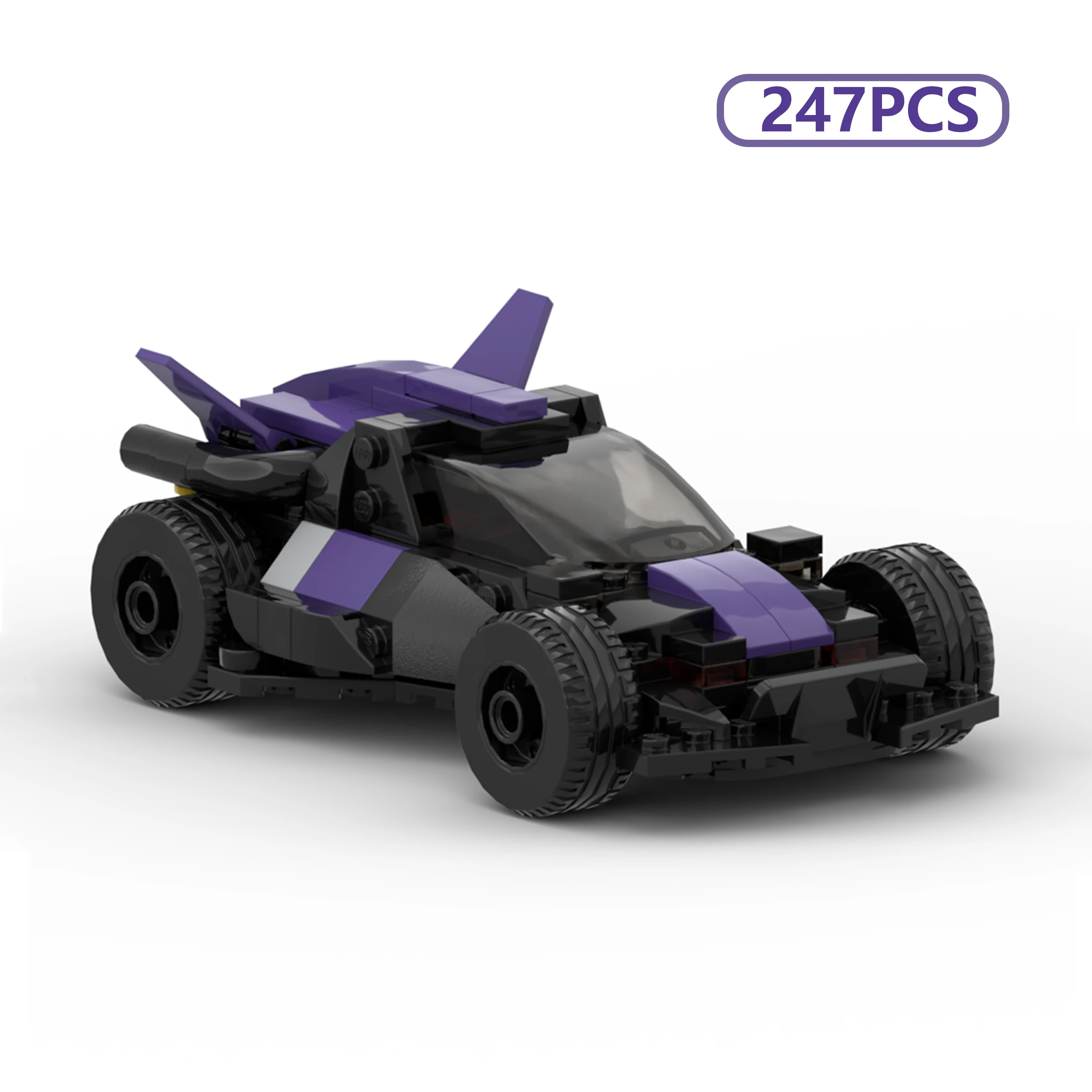 

MOC Retro 4WD Car Model Original Emperor Building Blocks Set 8 Stud Racing Vehicle Lego Speed Series Toy for Adults