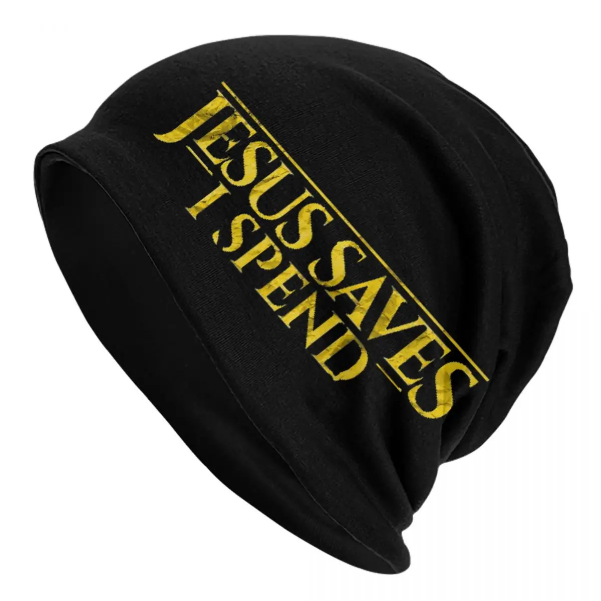 Jesus Saves Warm Knitted Cap Fashion Bonnet Hat Autumn Winter Outdoor Beanies Hats for Men Women Adult