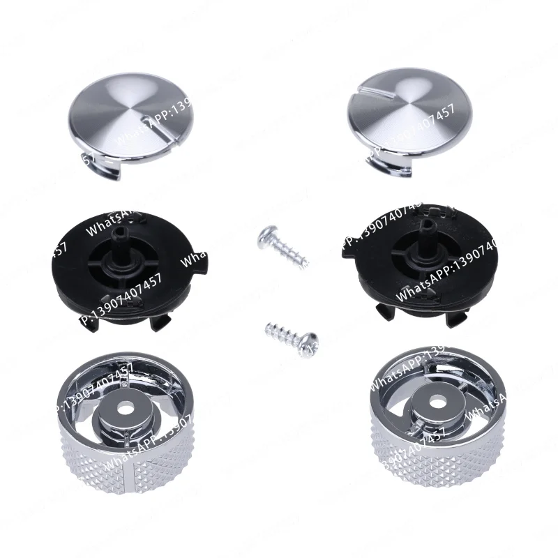 For Coffee Machine Silver Knight Operated Press Knob Powder Handle EC 9355 9665 9865