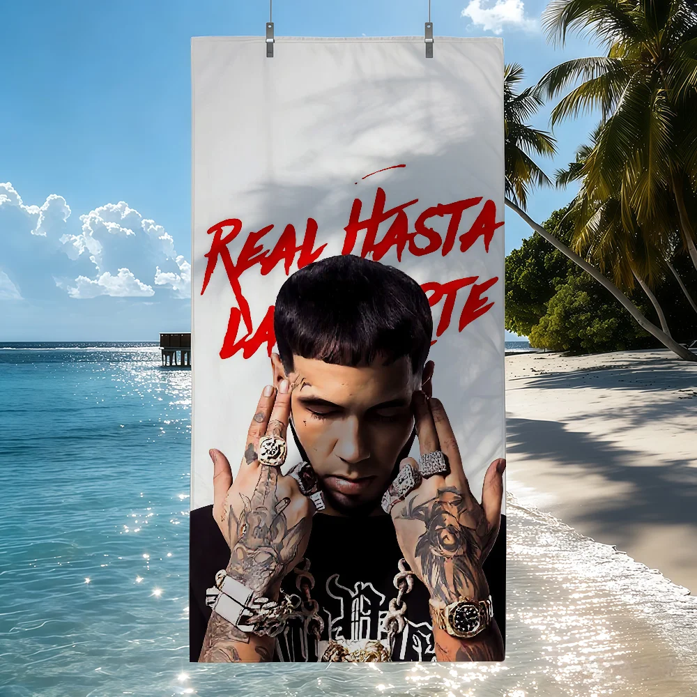 Rapper A-Anuel A-AA Towel Soft Pool Gift For Travel Gym Shower Camping Quick Dry Sports Beach Towels