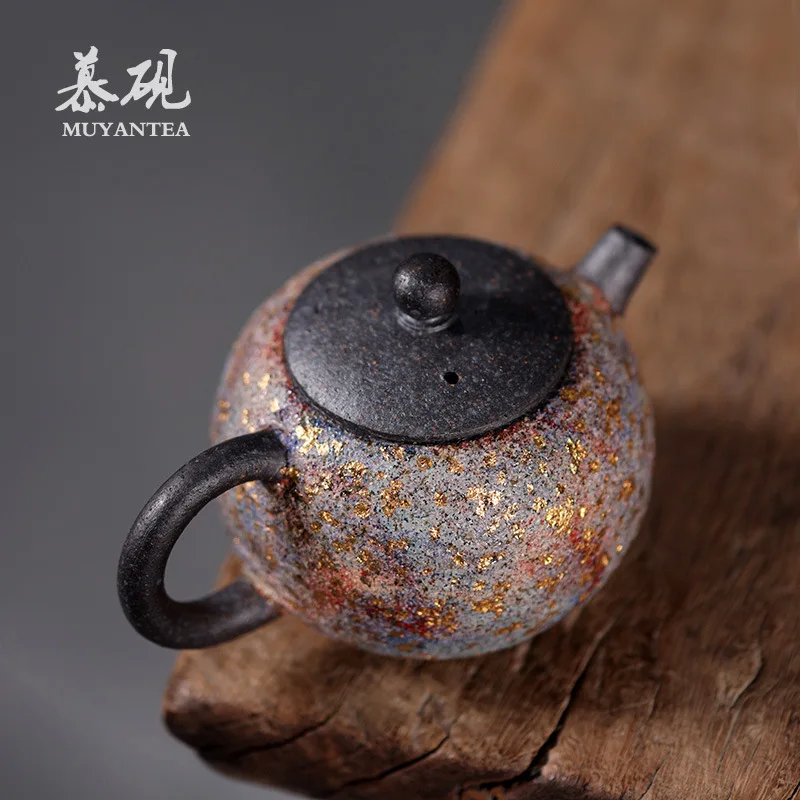 Purely Handmade, By Famous Kung Fu Tea Masters, For Home Use, Made From Original Ore And Old Rock Clay, Gao Yue