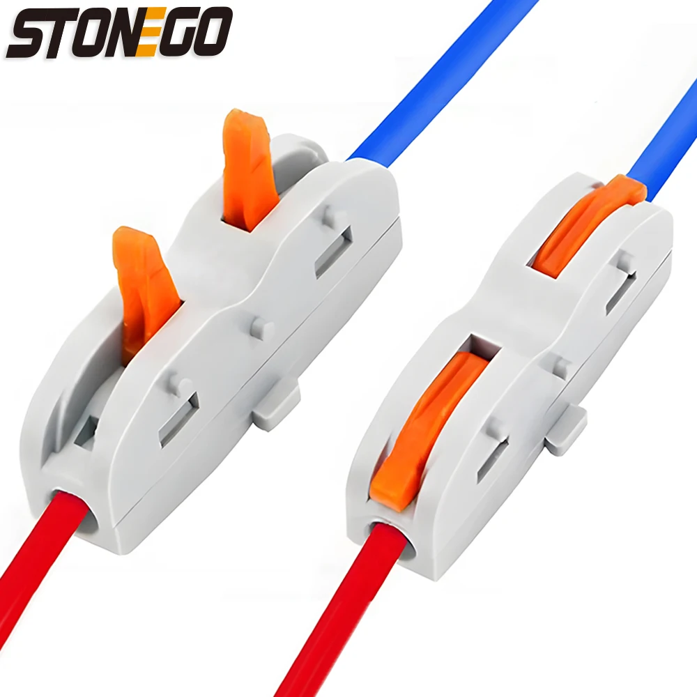 

Универсальный быстроразъемный соединитель STONEGO, нажимная плата для легкого подключения кабеля