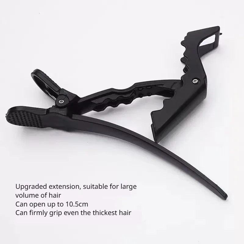 

Barber Shop Exclusive Alligator Hair Clips Professional Salon Styling Tools Strong Hold For Hairdressing Durable Metal Design