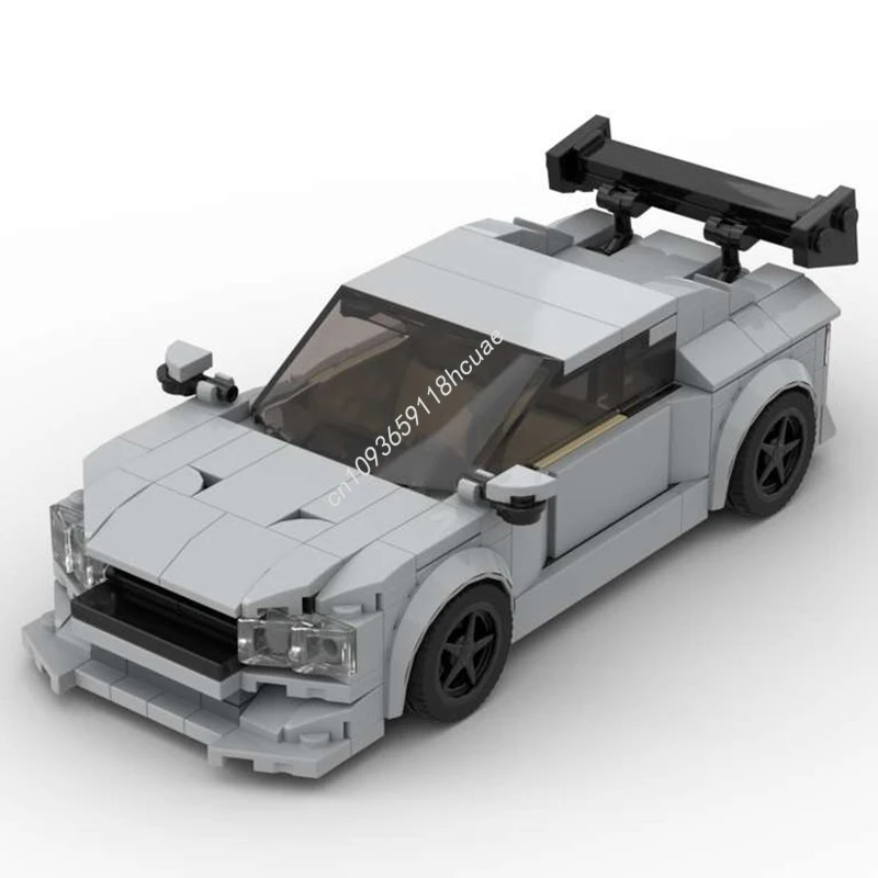 

273pcs MOC Mitsy Lancer Evo Light Bluish Gray City Champions super car Building Blocks Christmas Gift Relaxing DIY Gift Perfect