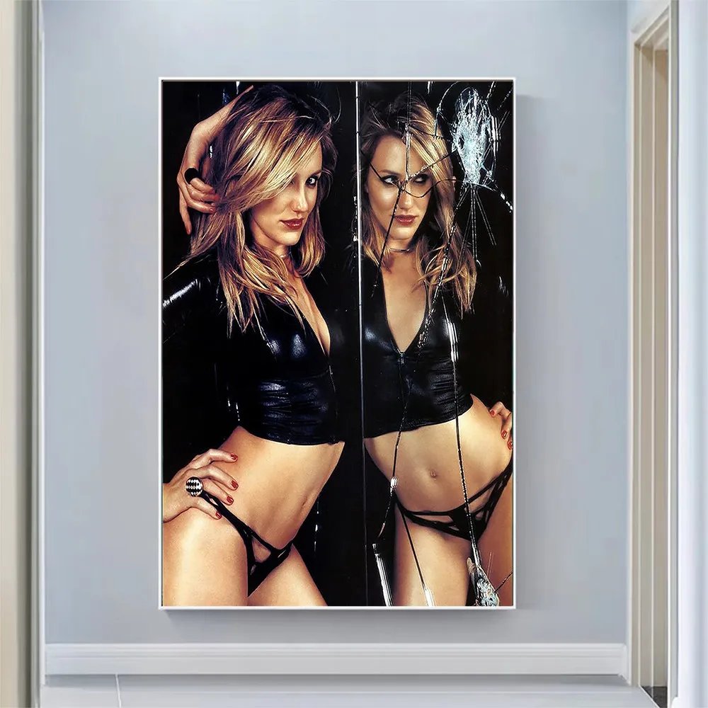 015 Cameron Diaz modelo Sexy chica bonita encantadora Pose pared tela de seda HD cartel arte hogar dormitorio Deco Festival regalo