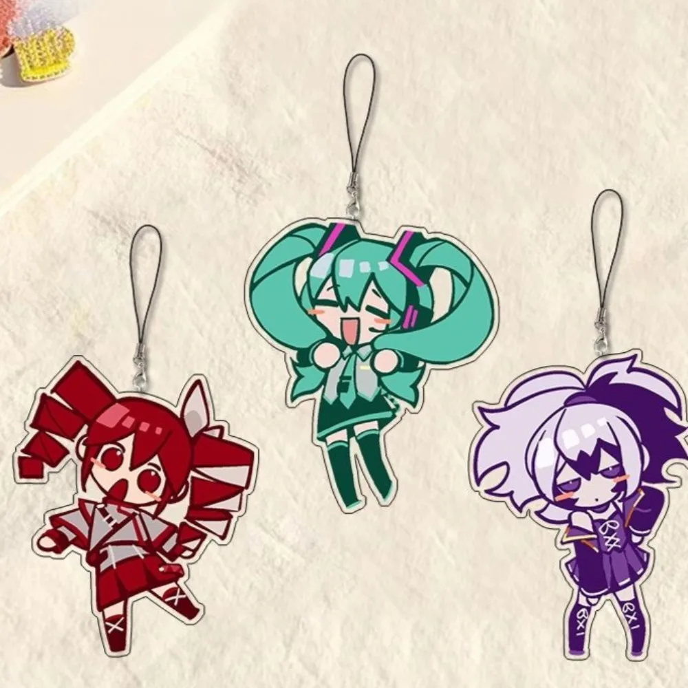 Hatsune Miku Phone Chain Hatsune Miku Project Diva Anime Peripheral Personality It's Funny Ornaments Student Schoolbag Pendant