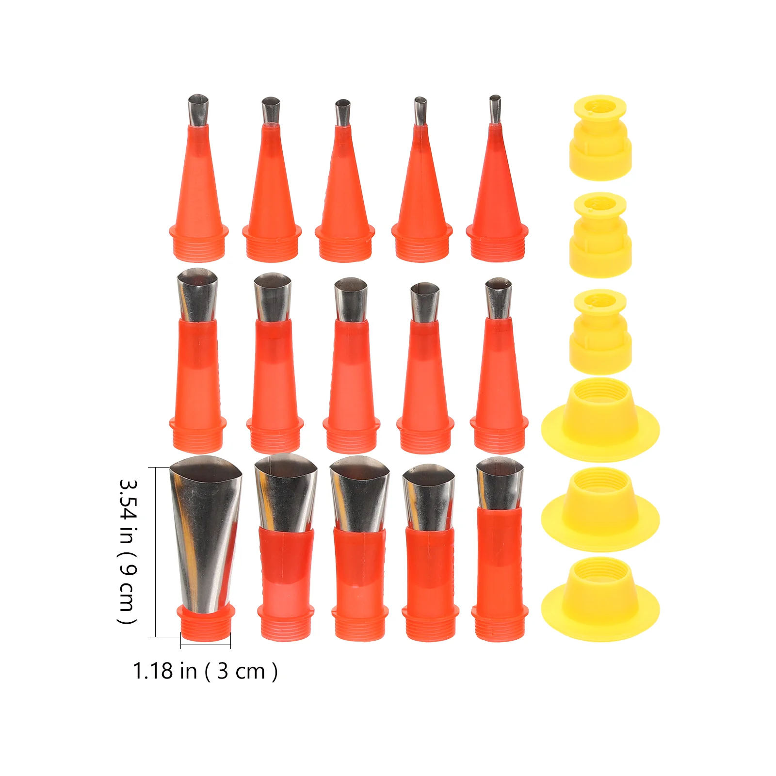 Organisateur de buse en acier inoxydable, outil de dissolvant de calfeutrage, outils de finition en Silicone