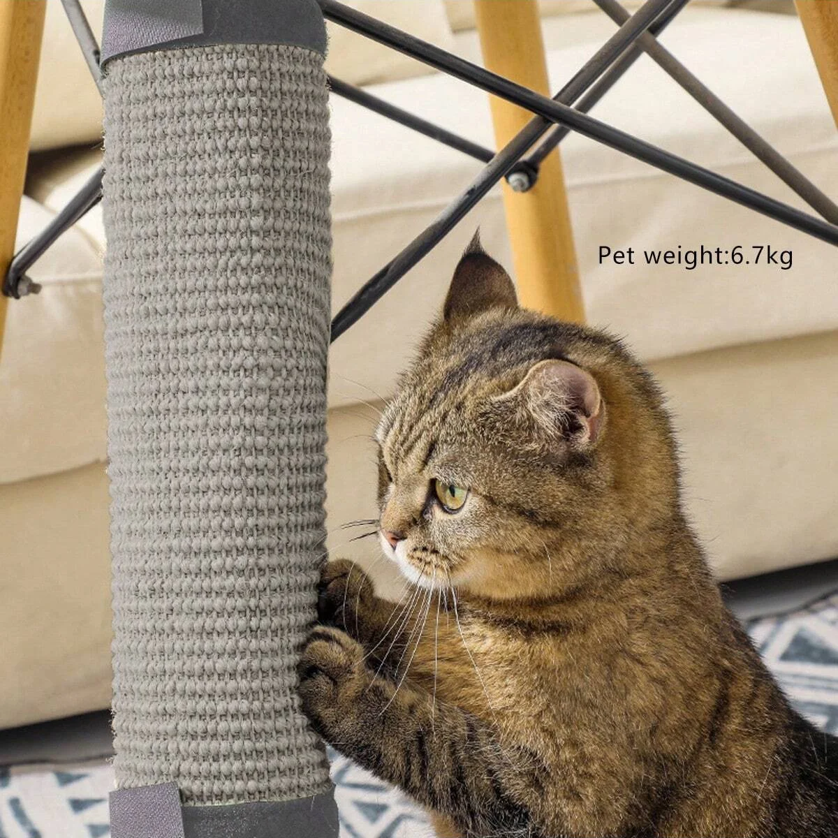 Pernas de mesa resistentes ao desgaste com arranhões Cat, Ground Pads, protegendo mesa e cadeiras, 1pc