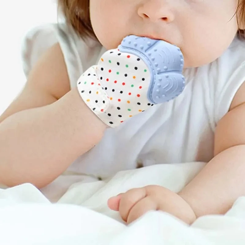 Baby Teethers Chewing Toy Teething Glove Silicone Tooth Aniti-bite Infant Hand Teether Pacifiers Breastfeeding For Newborn