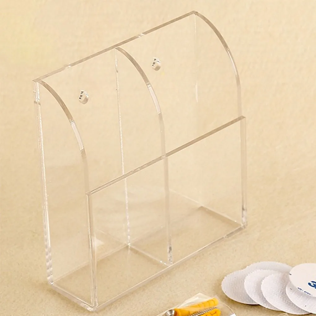 

Дистанционный органайзер, удобная коробка для крепления из плексигласа, настенная стойка, органайзер для медиа, чехол для хранения стола, прикроватный столик