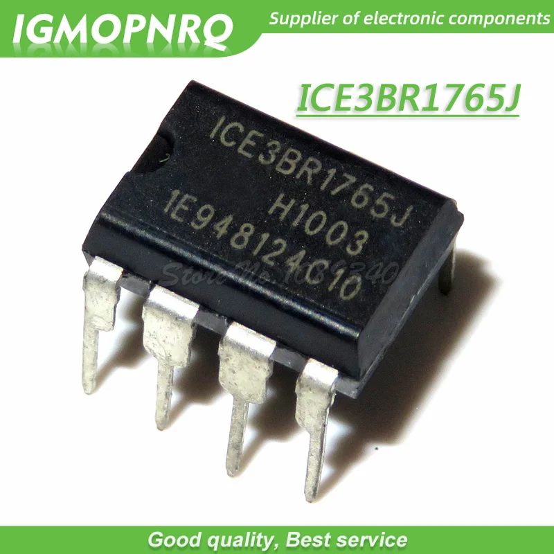 5PCS ICE3BR1765J ICE38R1765J ICE3BR1765 LCD DIP-8  management chip new original