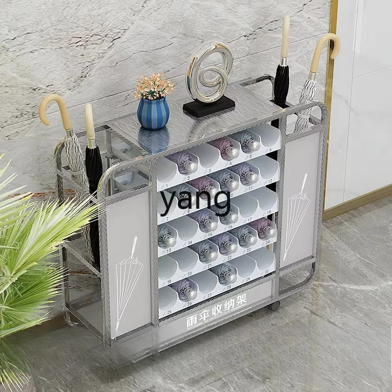 LMM ,Stainless Steel Commercial Umbrella Storage Rack Hotel Lobby High-End Restaurant Umbrella Artifact