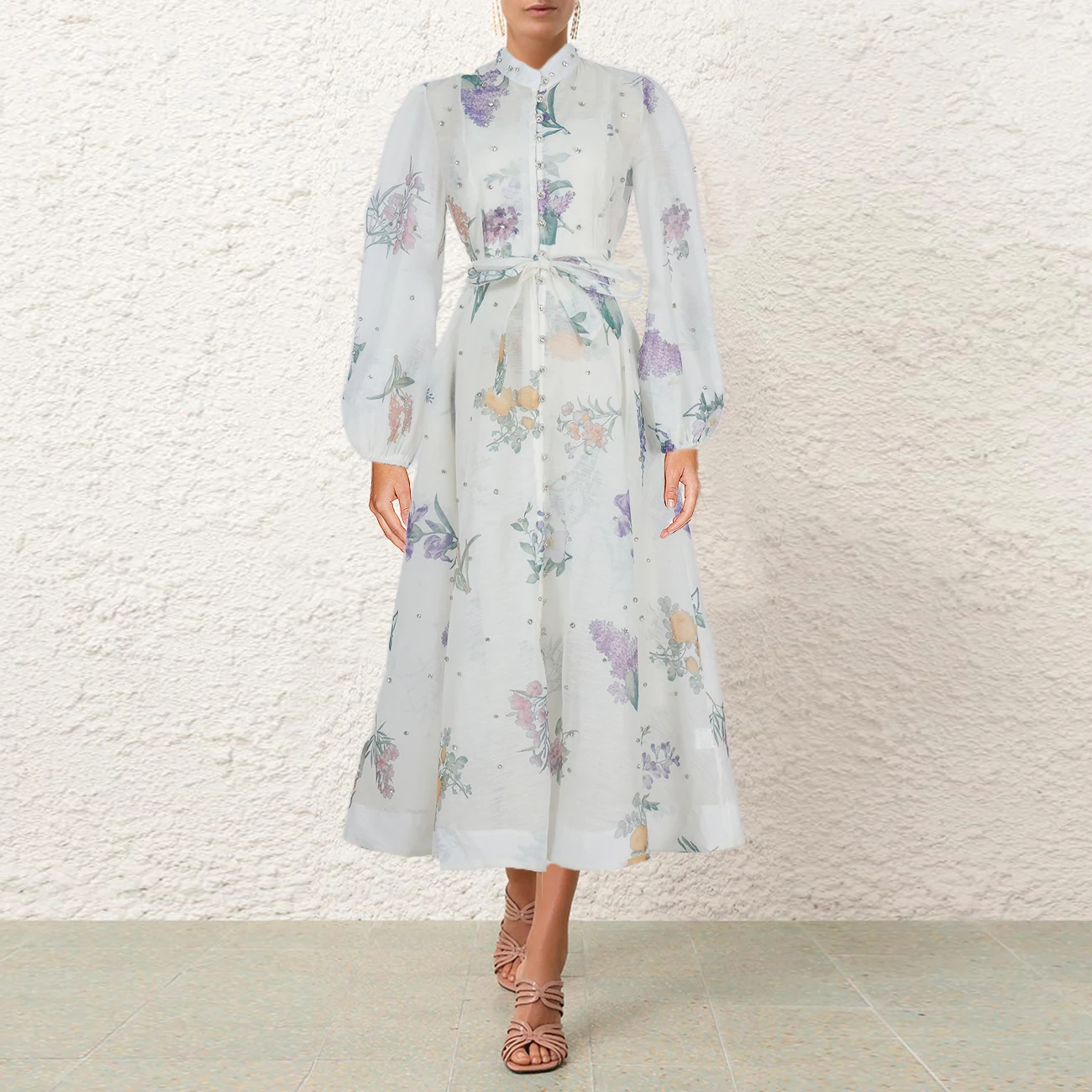 Ele Long Silk Dr Wi… - image