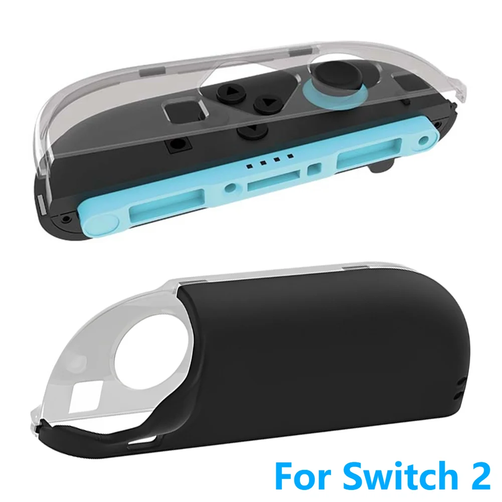 Transparent Protective Case for Nintendo Switch 2 Joy-con Left and Right Handle Crystal Case Split Magnetic PC Protective Shell