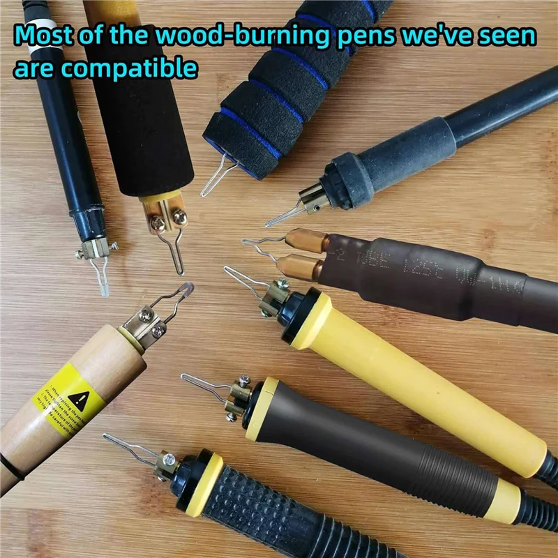 

AB42-2X Wood Burning Kit,Wood Burning Tool,Burning Tool Wood Burning High Impedance Nickel-Chromium Wire Pen Tip Wood Burning