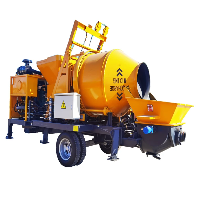 Portable Mini Concrete Pump Concrete Trailer Pumps Electric Power Concrete Pump