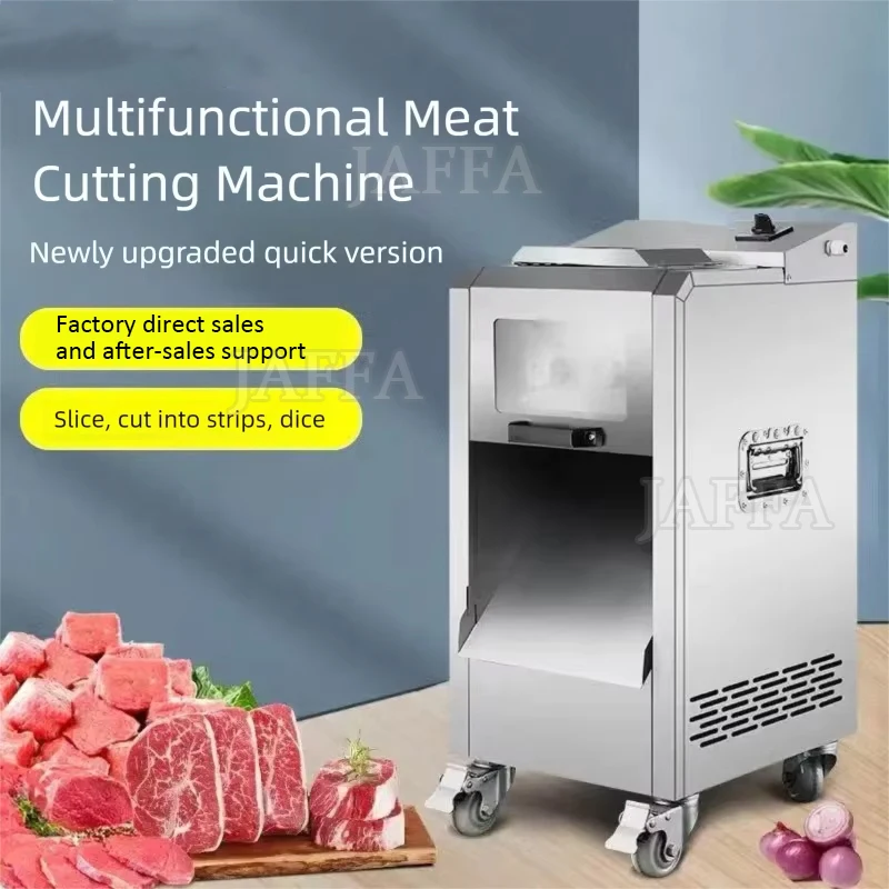 Including Tariffs Automatic Slicing Meat Strips Cutting Machine Cow Goat Beef Steak Chicken Breast Thin Slice Cutter Slicer