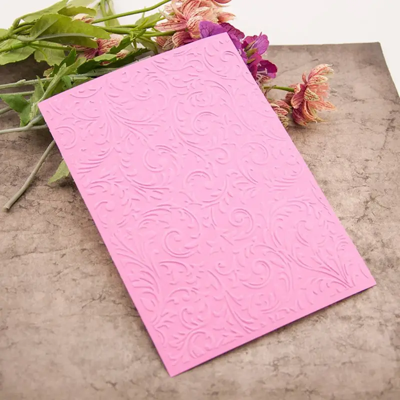 Flower Embossing Folder Template Scrapbooking Photo Album Making Stencil DIY