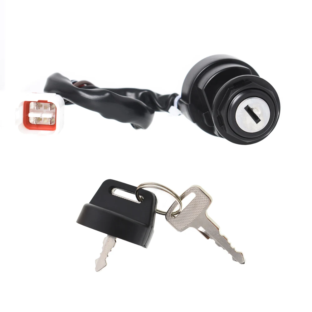 

Black Ignition Key Switch Replacement for Warrior 350 YFM350 1996-2001