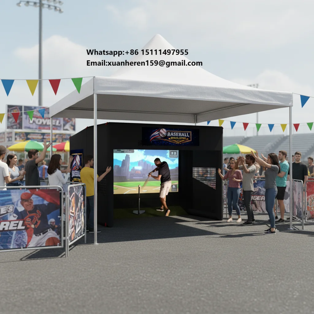 Popular Inflatable Sport Simulators Game Enclosure Tent for Baseball Practice