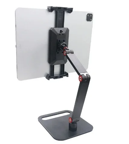 Suporte de mesa para monitor de computador, suporte de metal com rotação ajustável para tela de 12 a 17 polegadas para telefone, tablet, pc, clipe monitop