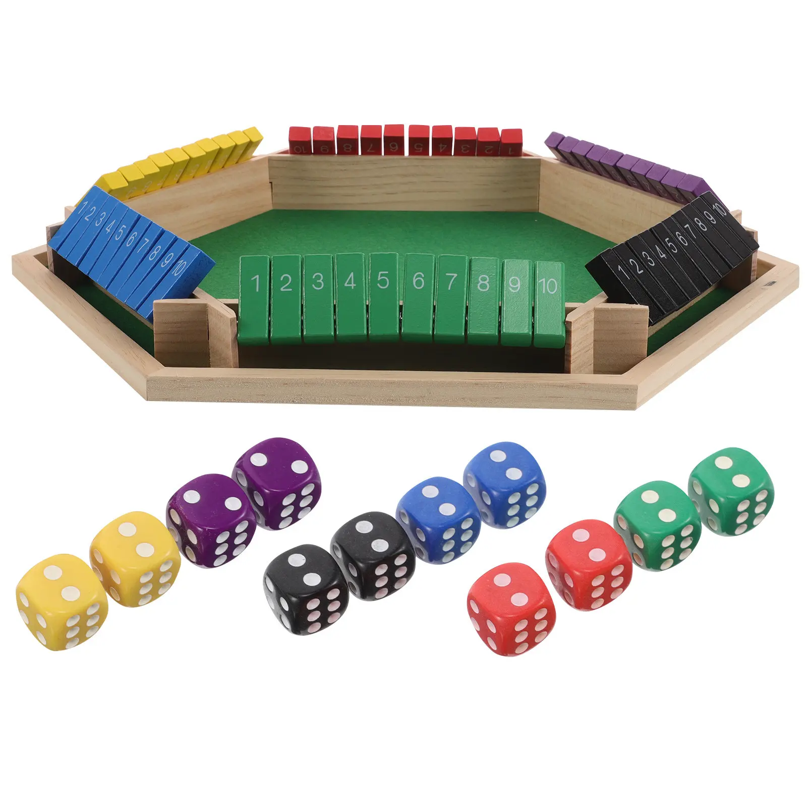 

Six Sided Game Table Board Games for Adults Adjustable Height Board Game Poker Card Tables Cloth Screen Drink Mat